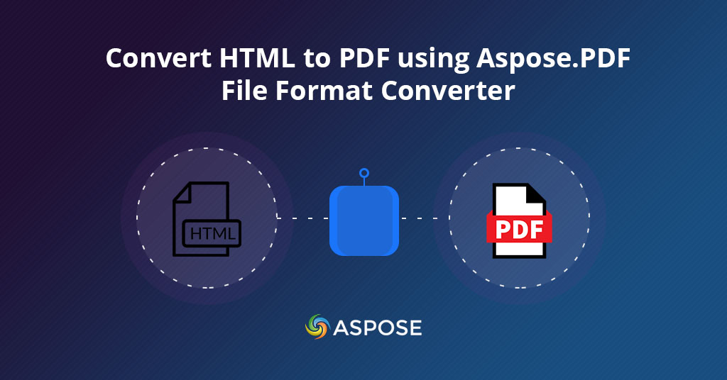 HTML konvertálása PDF-be az Aspose.PDF | segítségével Fájlformátum konverter