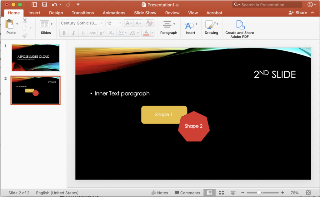 PowerPoint slaytı ile akıllı şekiller