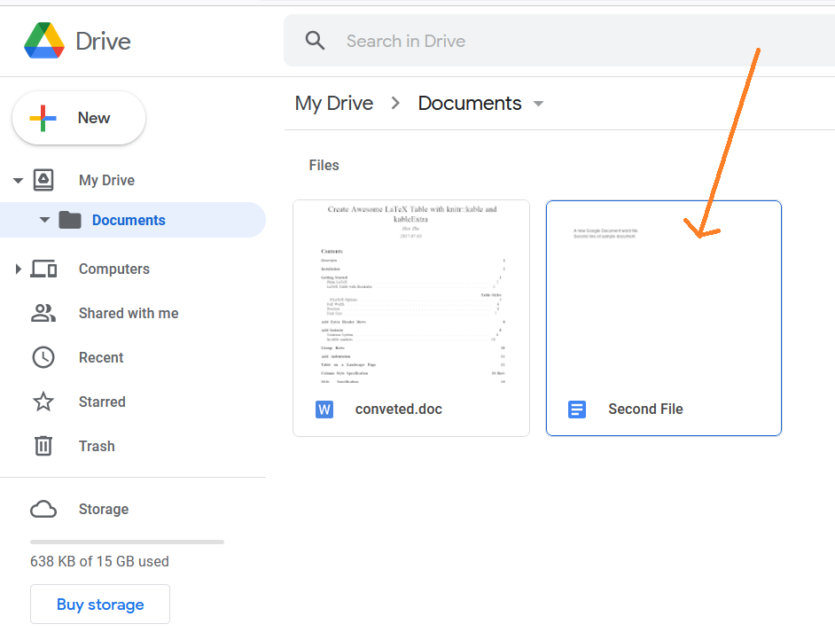 Google Drive önizleme